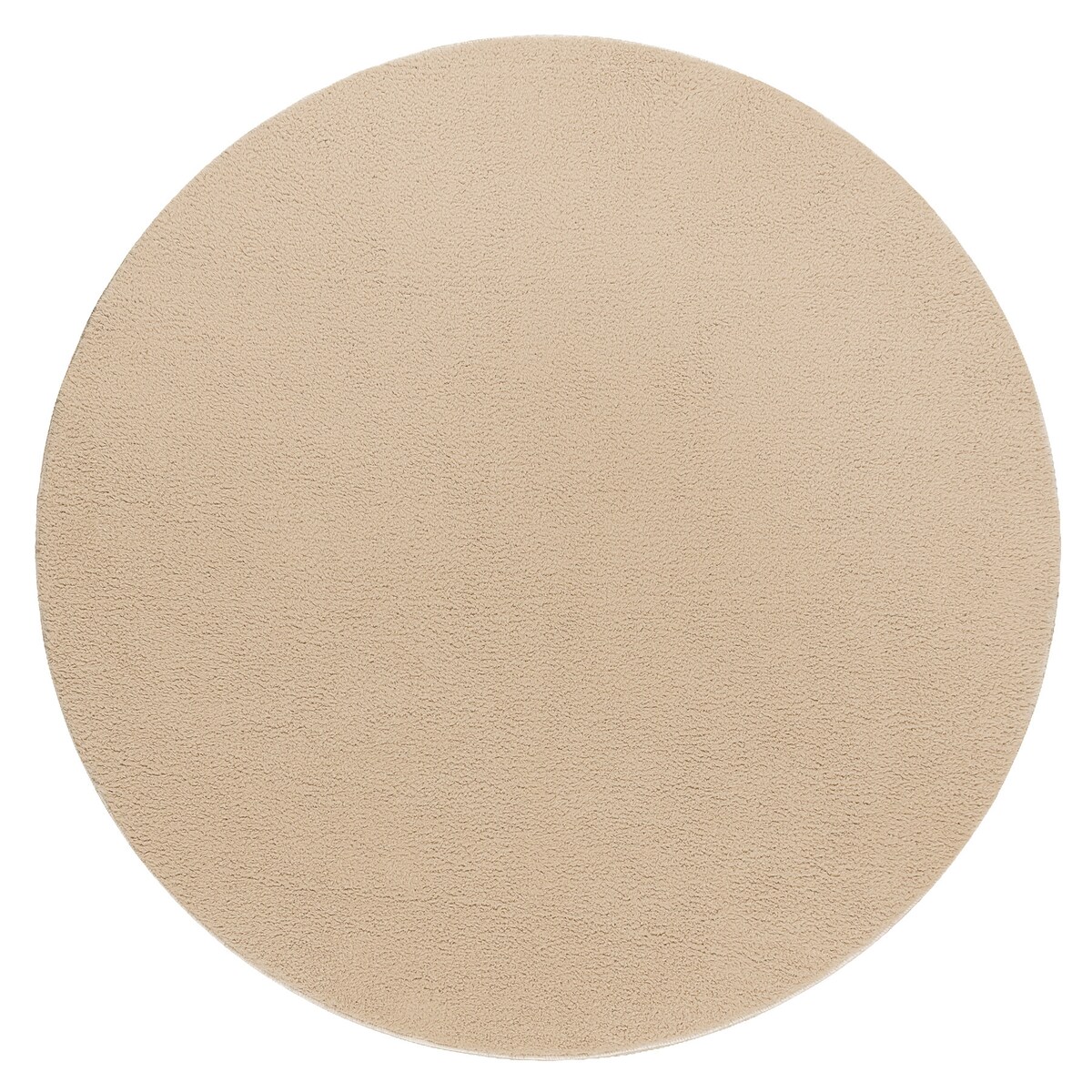 Dywan LINDO koło beż do prania, koło 120 cm