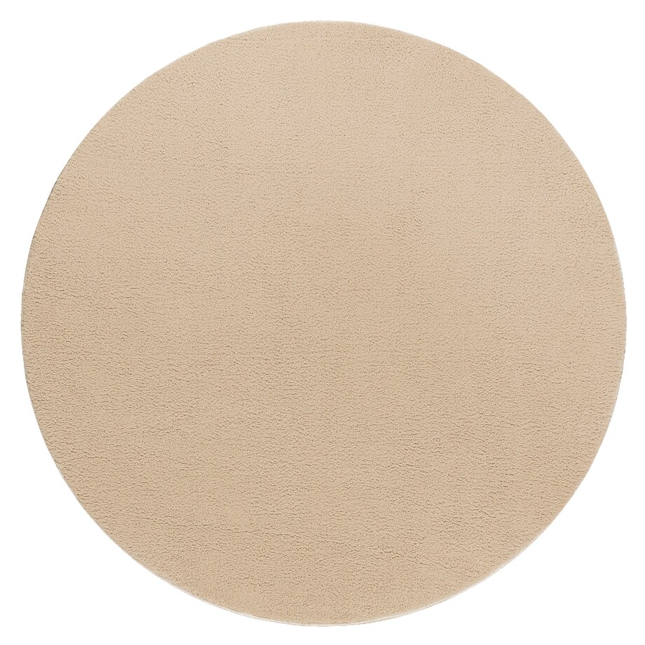 Dywan LINDO koło beż do prania, koło 120 cm
