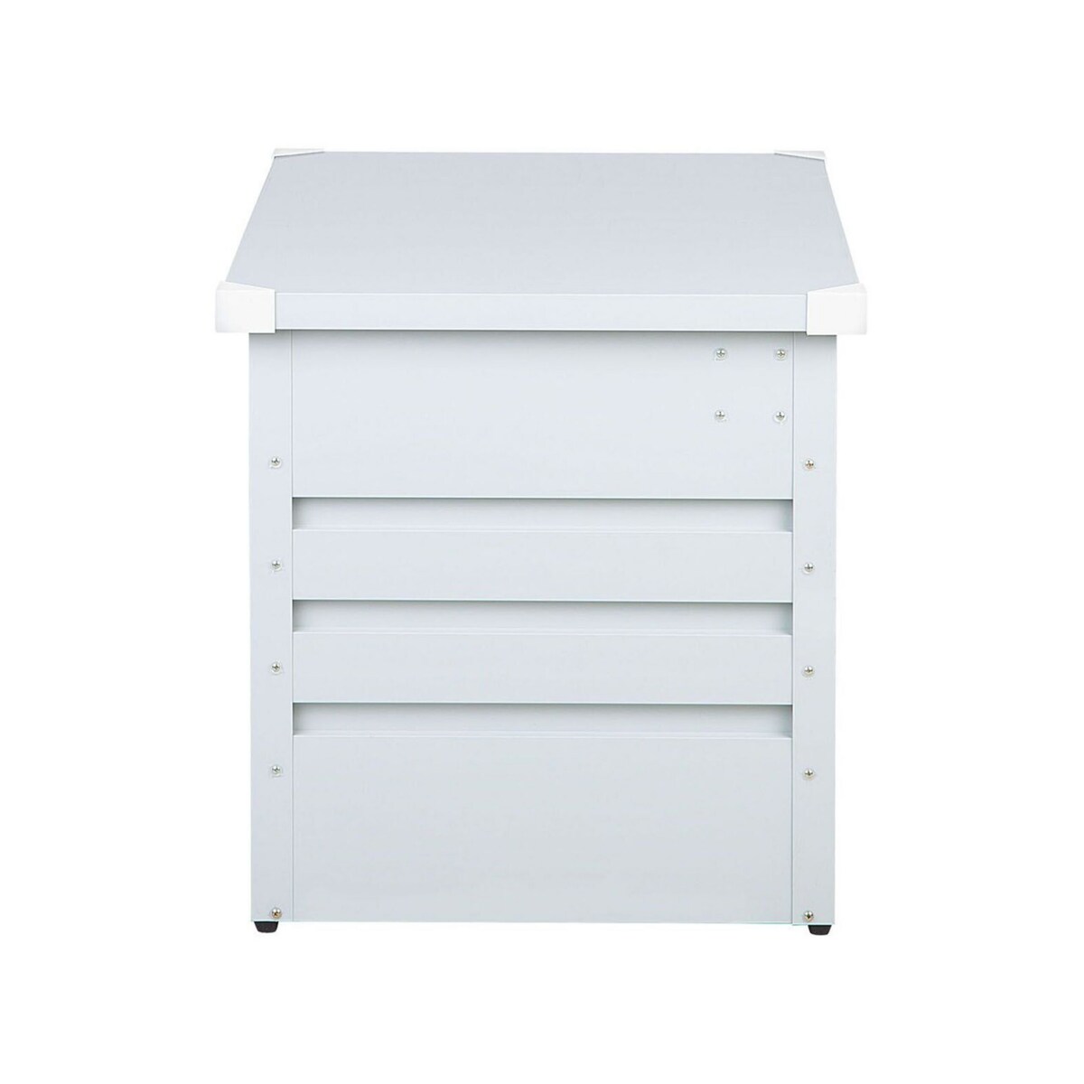 Skrzynia ogrodowa metalowa 300 l jasnoszara CEBROSA