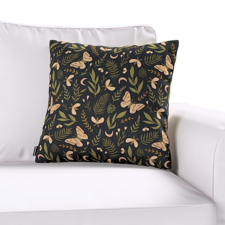 Poszewka Milly 43x43 czarno-zielony