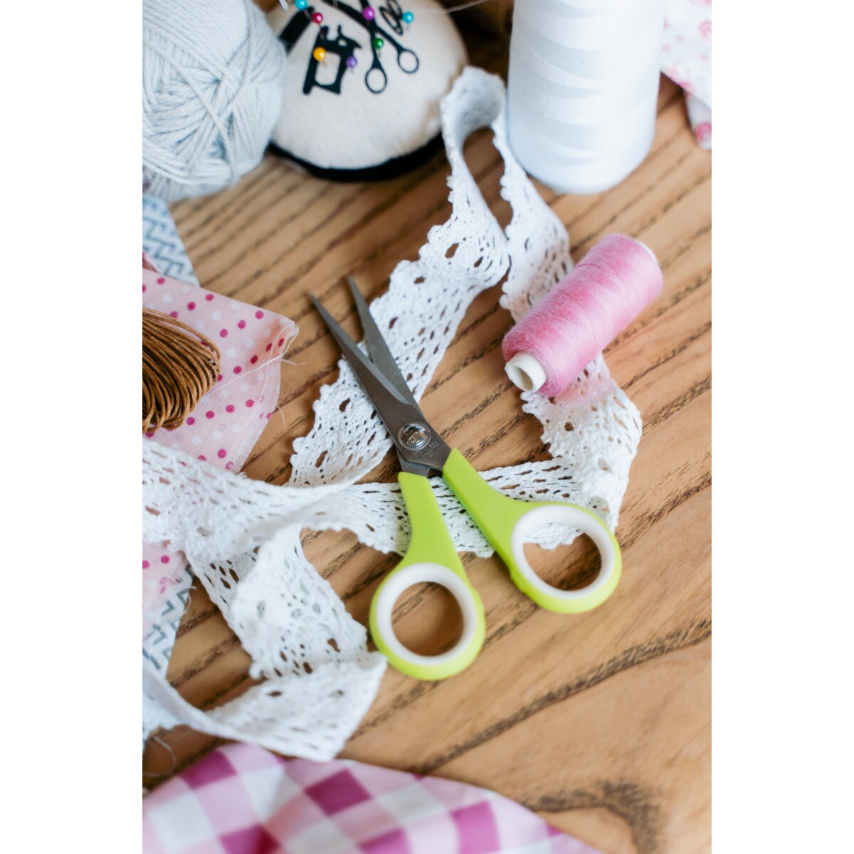 Nożyczki uniwersalne zielone 17 cm 5007 6,5"