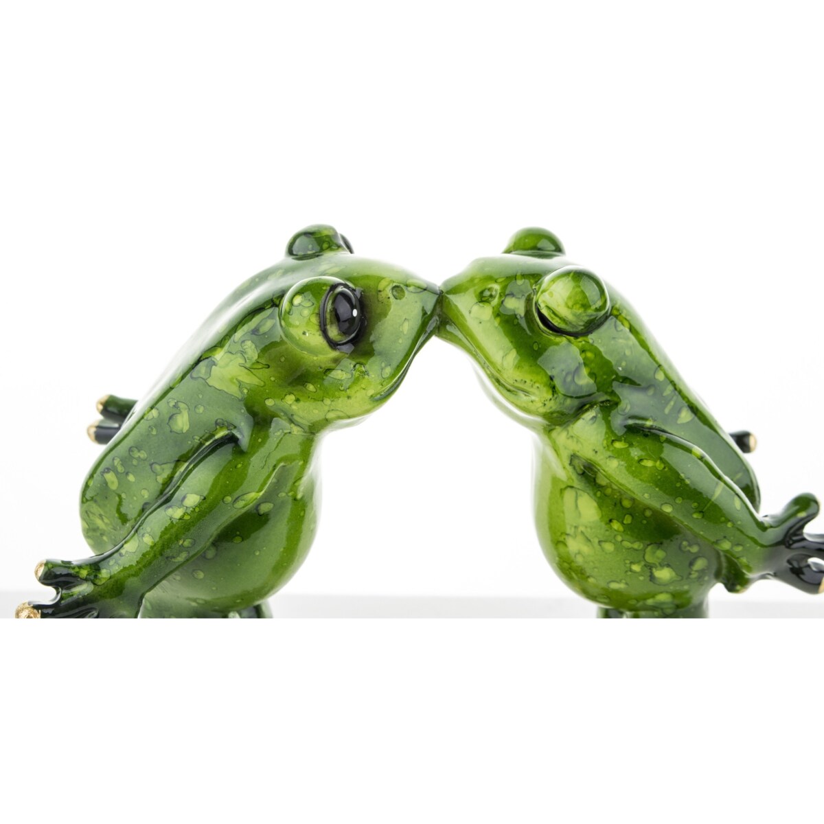 Dekoracja - żabki 10,5x12,5x6 cm KISS ME