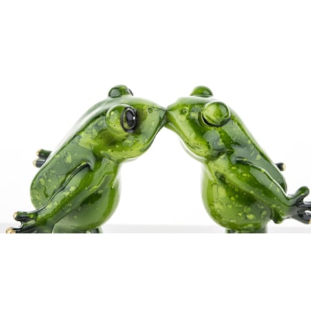 Dekoracja - żabki 10,5x12,5x6 cm KISS ME