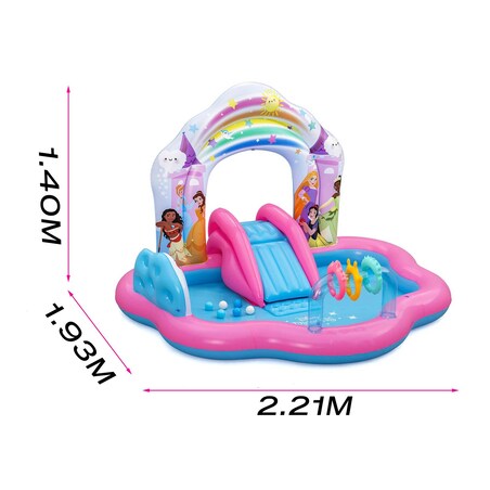 Dmuchany plac zabaw Bestway 9103Y wodny zjeżdżalnia Princess Disney