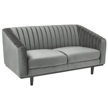 Sofa ASPREY VELVET 2 szara