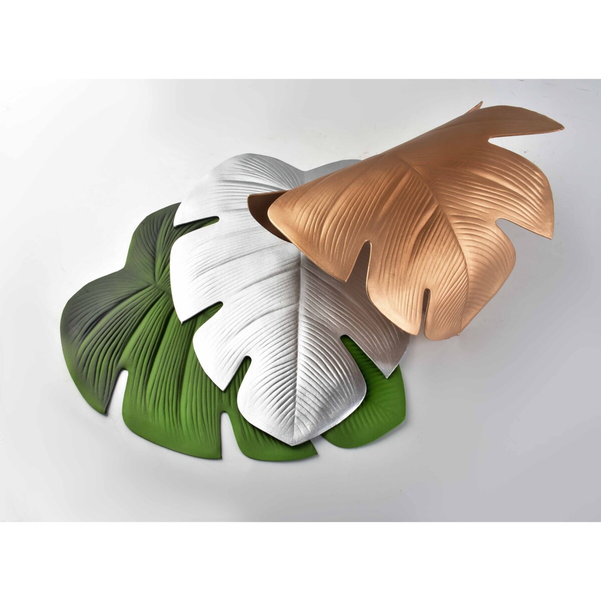 JUNGLE Mata stołowa 46x37cm srebrna