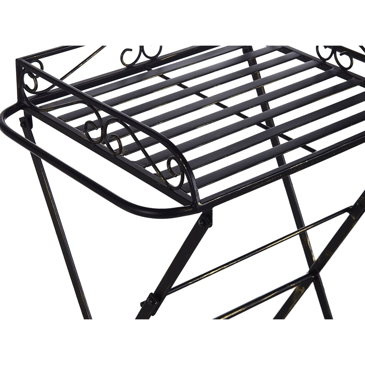 Stolik pomocniczy metalowy czarny ANCUD