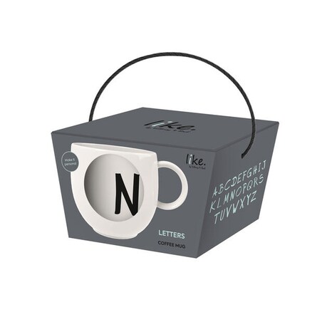 Kubek z literą N Letters, Villeroy & Boch