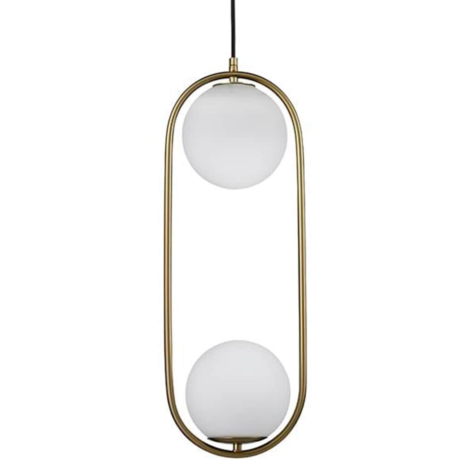 Kulista lampa wisząca Aurelia Twin MSE010100303 złota