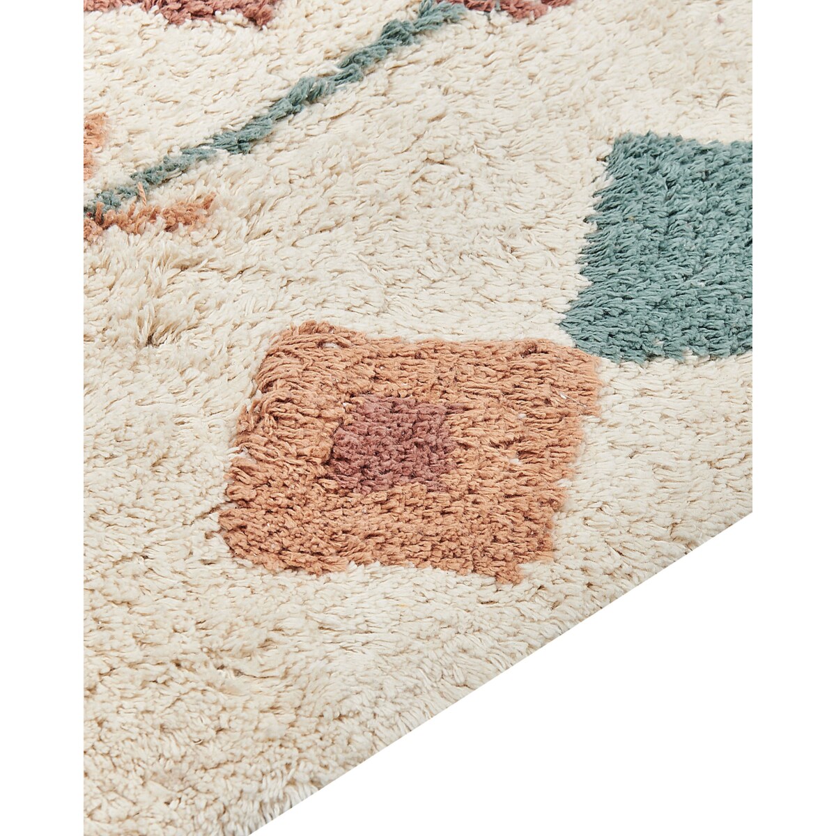 Dywan ESKISEHIR Beżowy 80 x 150 cm Bawełna