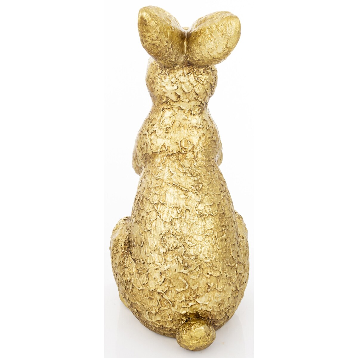 Dekoracja - figurka królika 44x20x23 cm złota CONILI