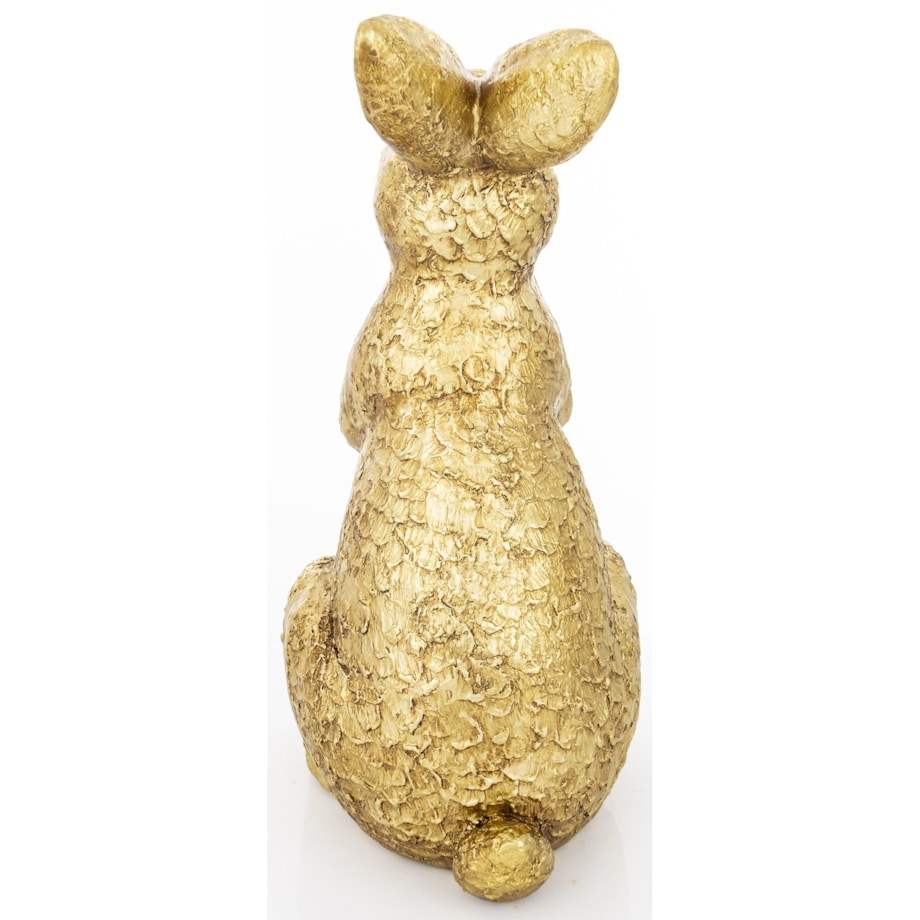 Dekoracja - figurka królika 44x20x23 cm złota CONILI