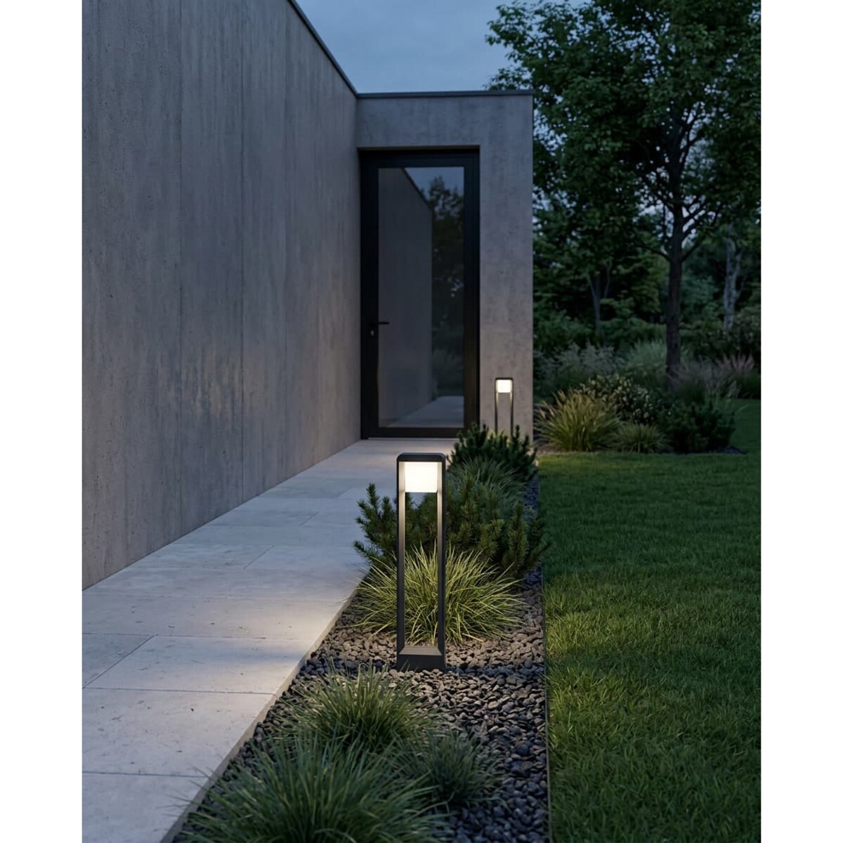 Lampa ogrodowa stojąca K-8264 z serii MILANO GREY