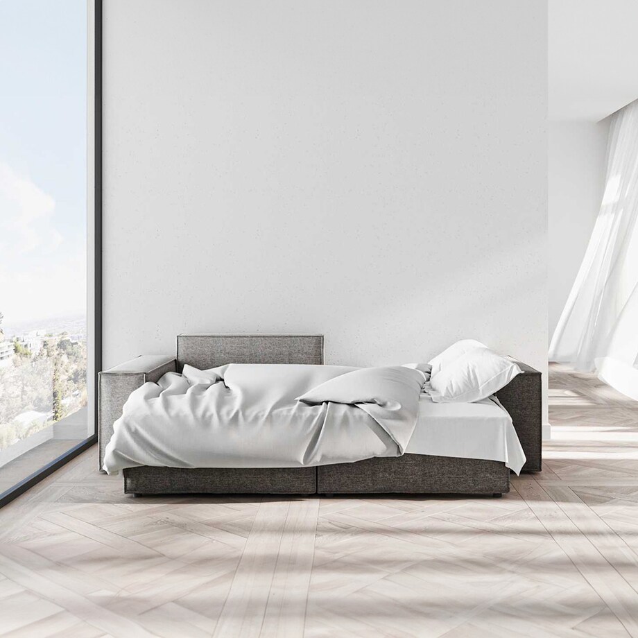 Melow Sofa narożna - szara