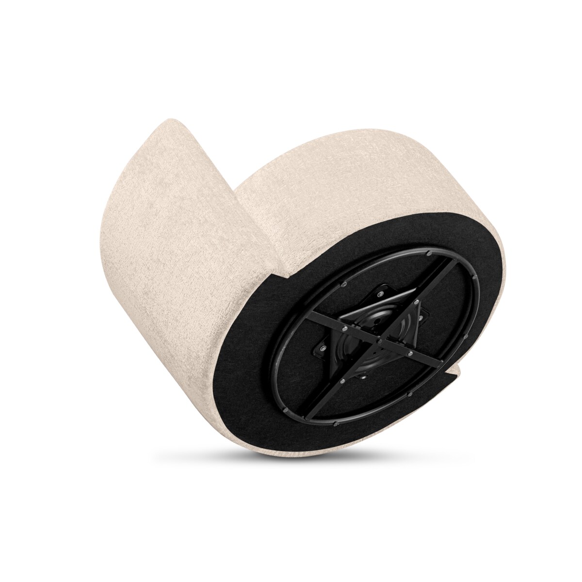 KONSIMO RAGGI Fotel obrotowy ecru