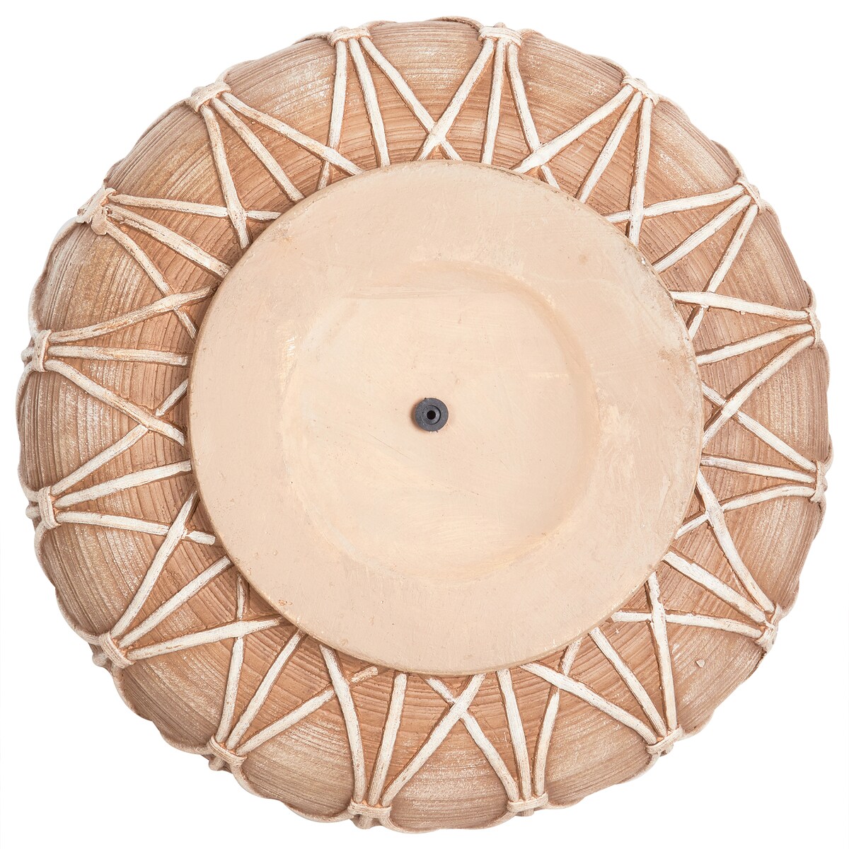 Wazon na kwiaty DOMOKOS Ceramika 38 cm Jasnobrązowy