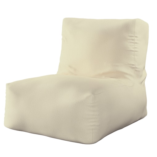 Pufa - fotel, kremowy szenil, 67 x 31 x 75 cm, Chenille