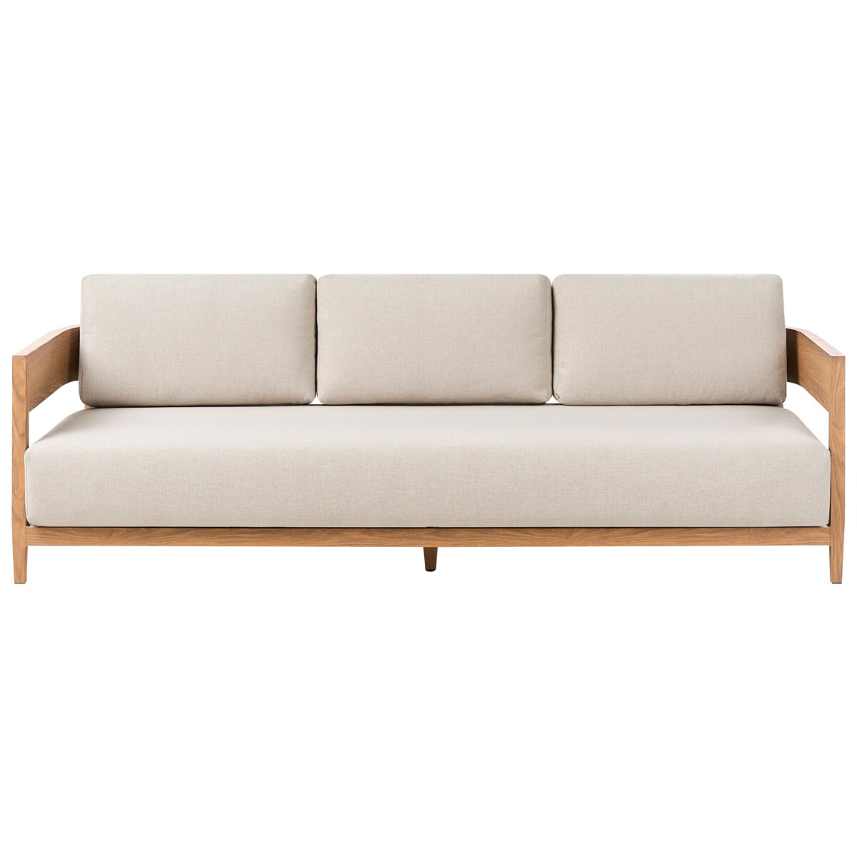 Sofa ogrodowa dla 3 osób SAMPIERI Metal Jasnobrązowy