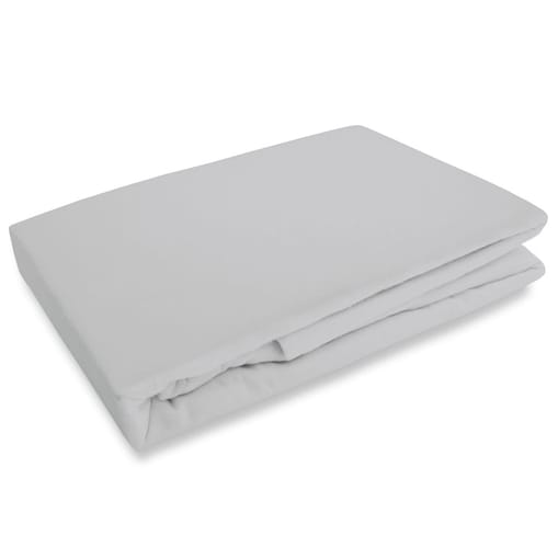 Prześcieradło flanela z gumką 90x200 kolor popiel