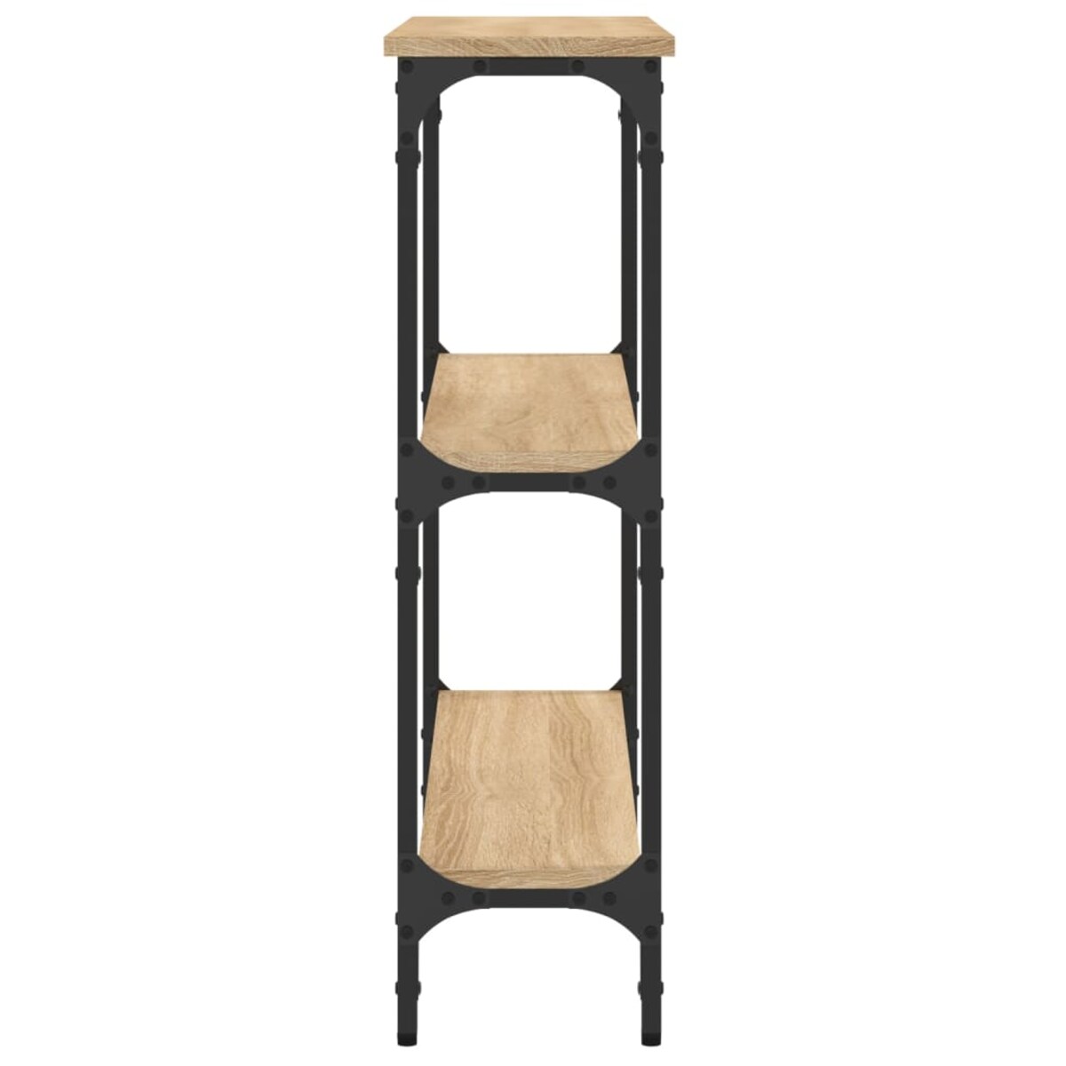 vidaXL Stolik konsolowy Sonoma Oak 75x22,5x75 cm Drewno konstrukcyjne