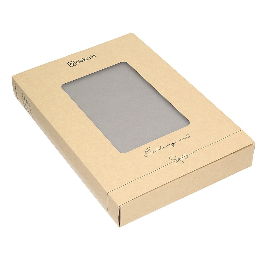 Pościel z satyny bawełnianej Beige 220x200 cm, 220x200 cm