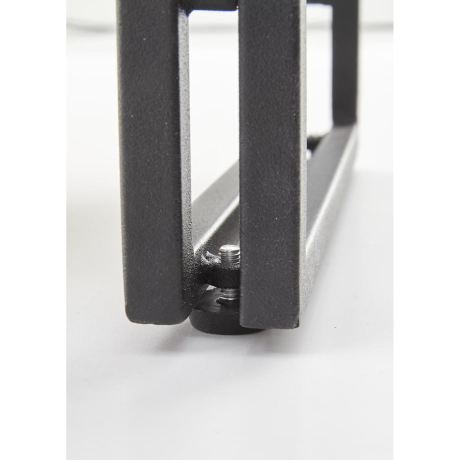 KONSOLA Indar 90/35/76 cm DĄB ZŁOTY czarna podstawa