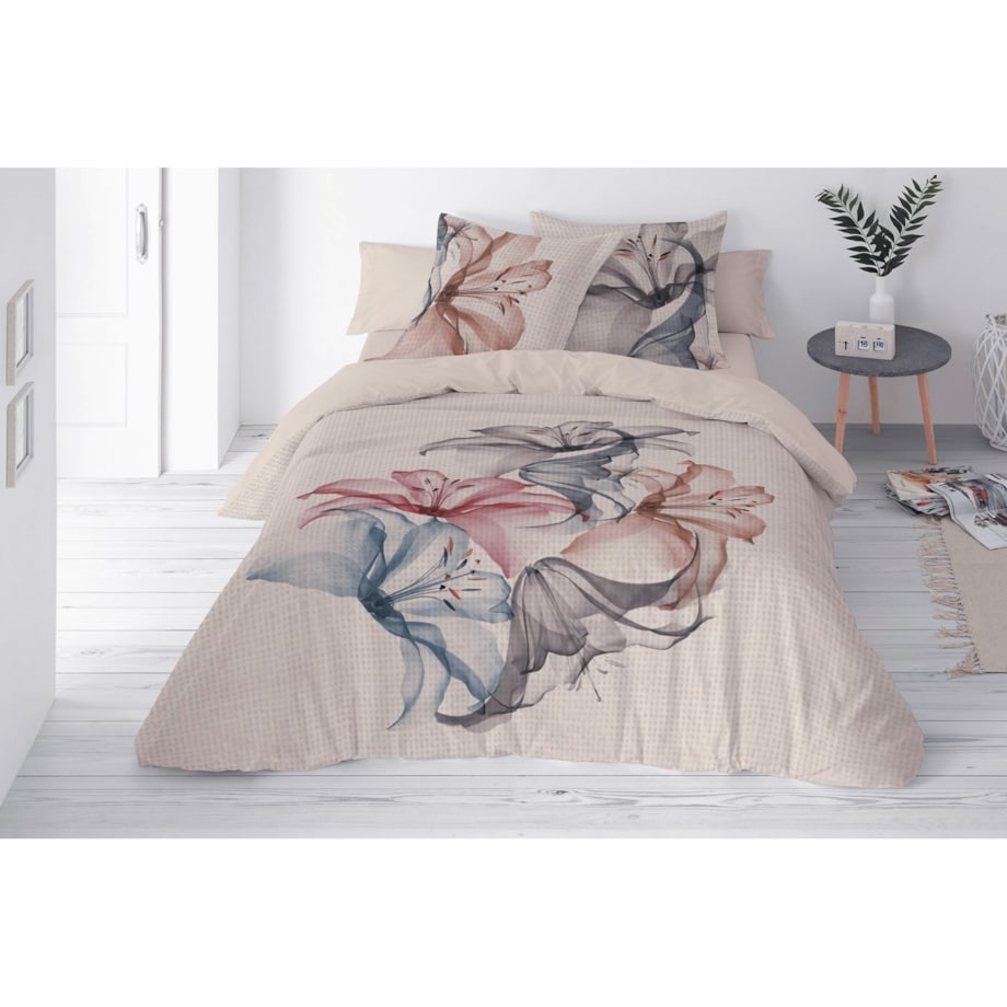 Pościel lniana LINEN druk(160x200+30-1,70x80+20-2)