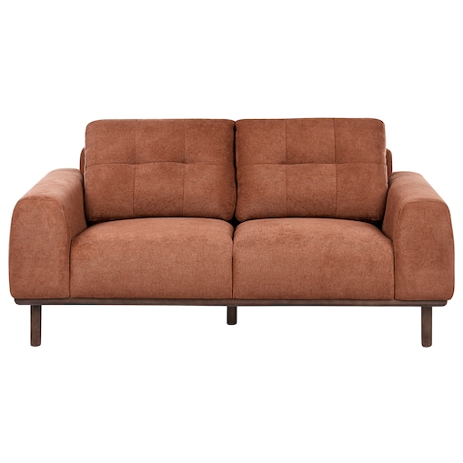 Sofa dla 2 osób LAURILA Złoty brąz