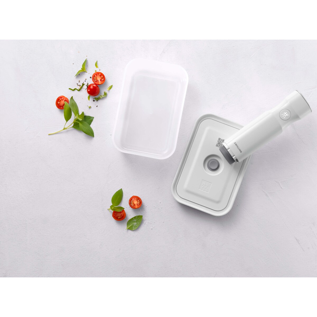 Plastikowy pojemnik Zwilling Fresh & Save - 2.3 ltr, Szary