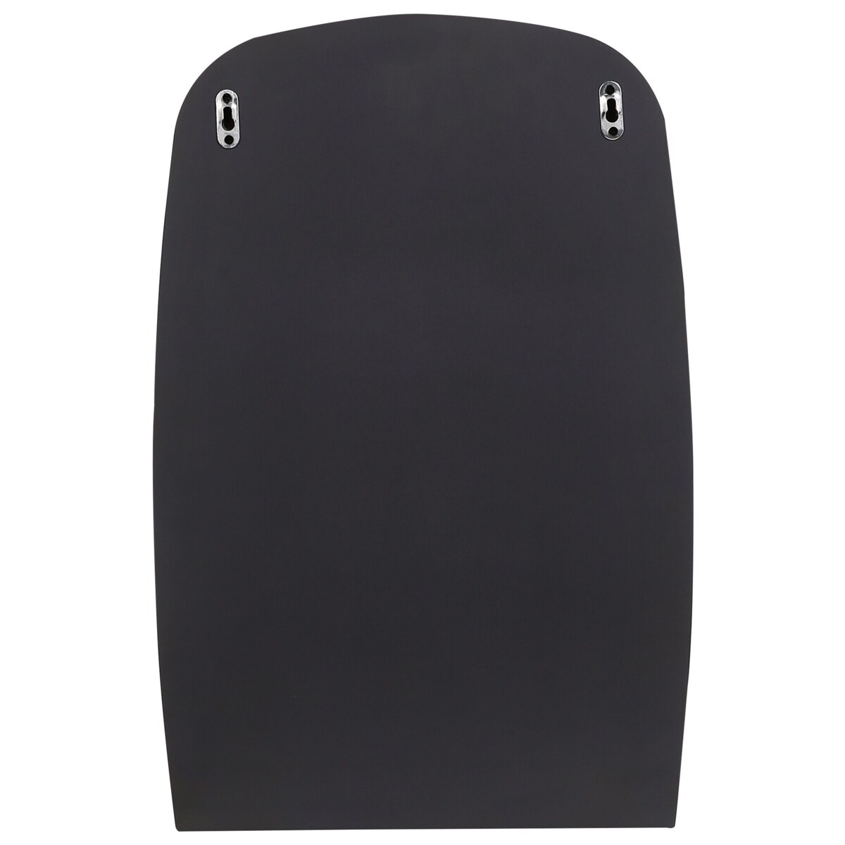 Metalowe lustro ścienne z półką 40 x 60 cm srebrne BRANNAY