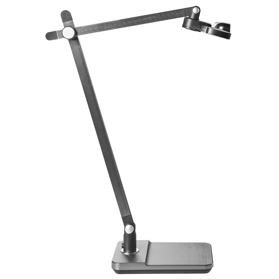 Lampa biurkowa LED SERPENS Ze ściemniaczem Szary