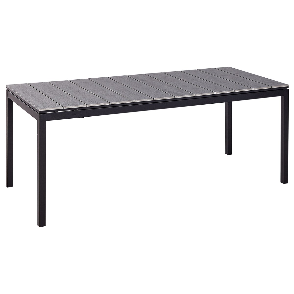 Stół ogrodowy rozkładany TOFANE 198/248 cm 90 cm Szary