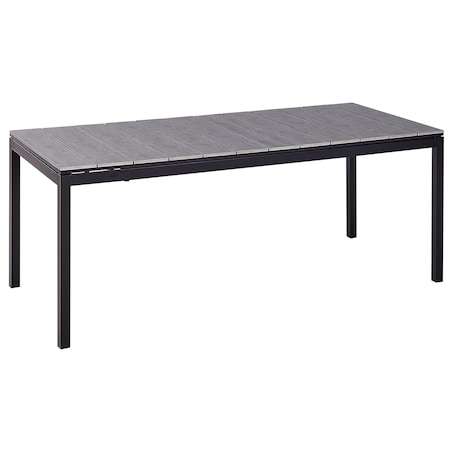 Stół ogrodowy rozkładany TOFANE 198/248 cm 90 cm Szary