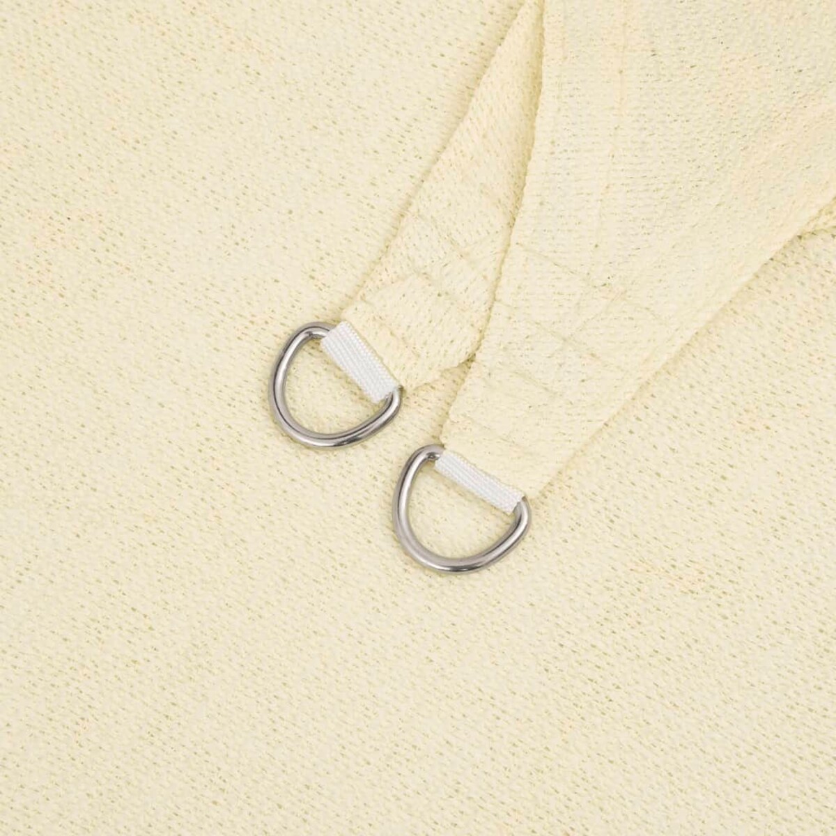 vidaXL Żagiel przeciwsłoneczny, 160 g/m², kremowy, 4/5x4 m, HDPE