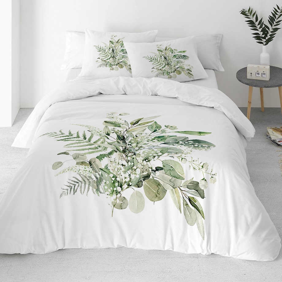 Komplet pościeli bawełnianej Eucalyptus Haven 160x200 cm, 160x200 cm