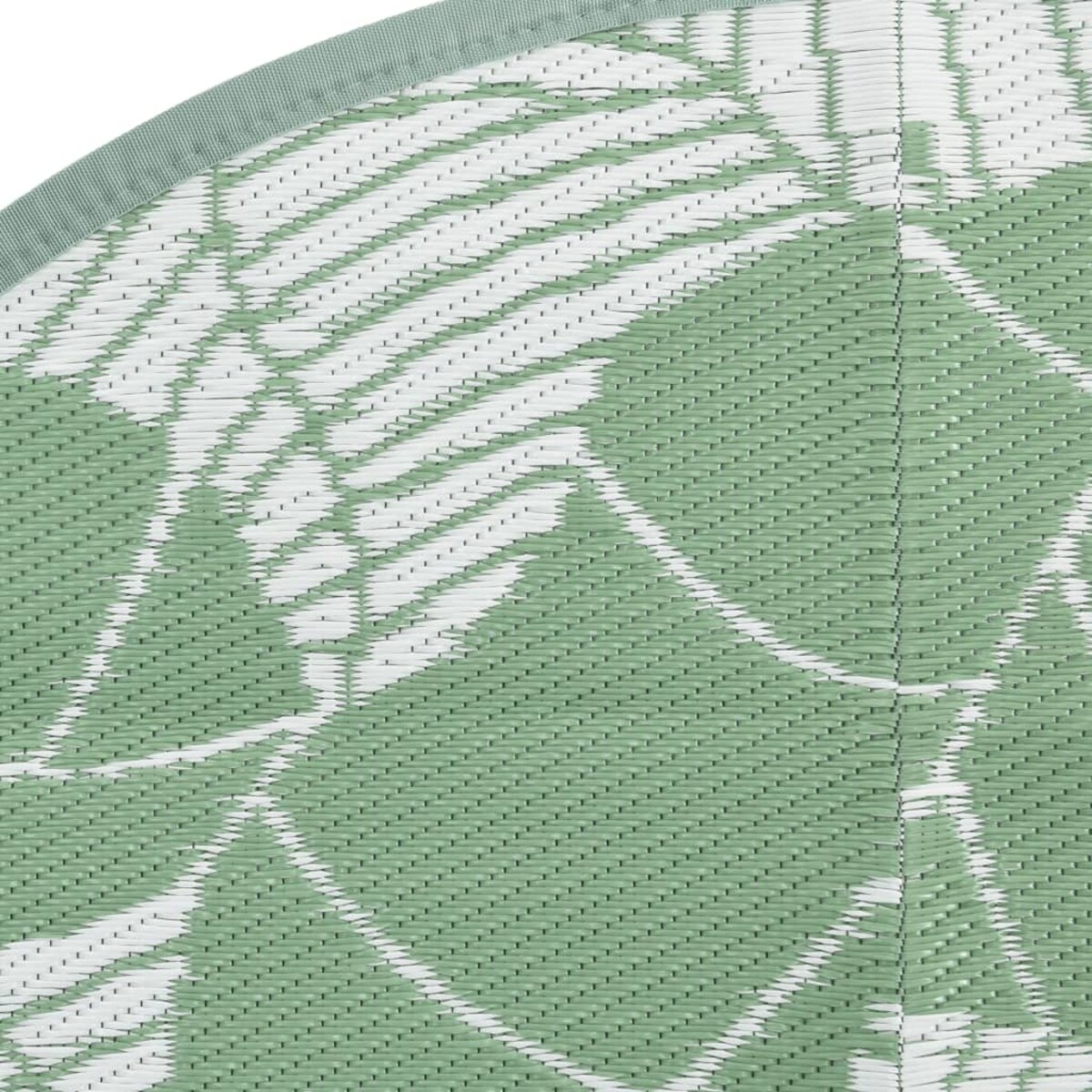 vidaXL Dywan zewnętrzny, ARAKIL zielony, Ø160 cm, PP