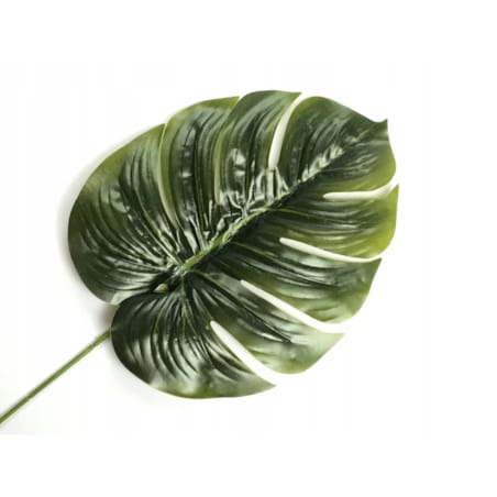 SZTUCZNY LIŚĆ 42cm ZIELONY na bukiet stroik 1x