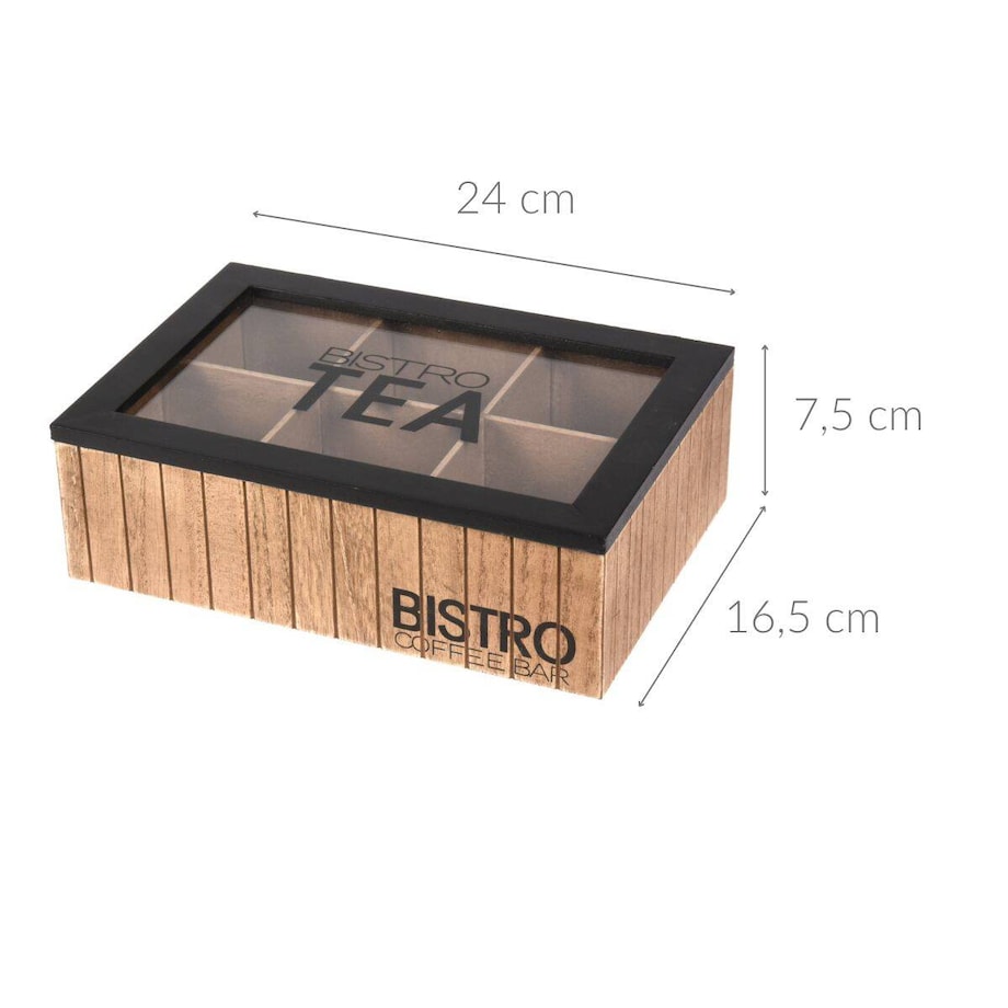 Herbaciarka Bistro, 24 x 16,5 x 7,5 cm