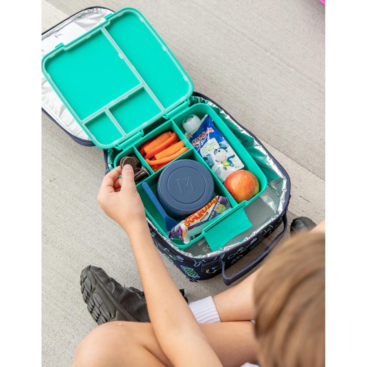 MONTIICO FOOD JAR termos obiadowy dla dzieci 200 ml, Navy