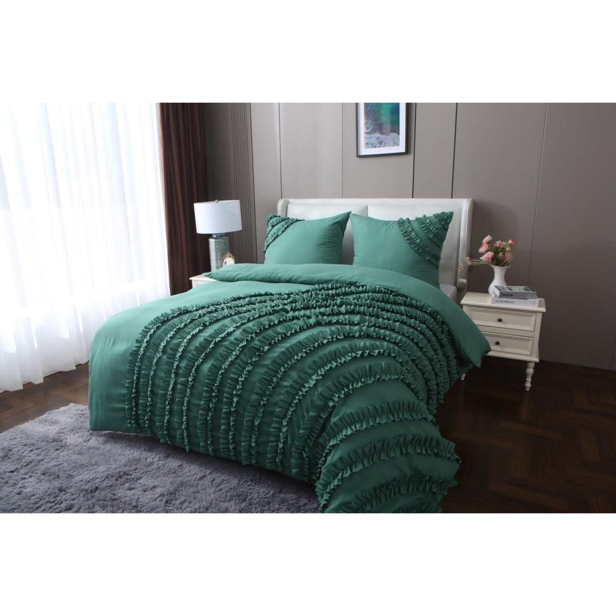 Pościel mikrofibra RUFFLE 160/200 cm