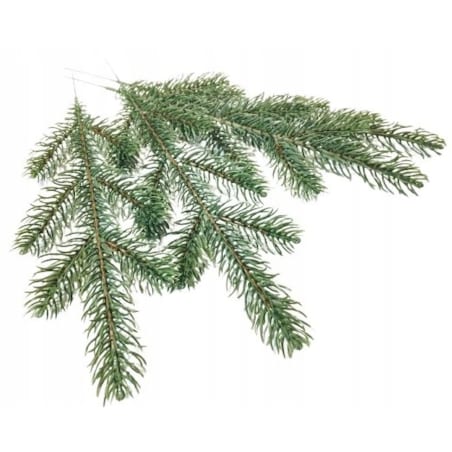 SZTUCZNA GAŁĄZKA jak żywa sosna świerk PIK 6szt na bukiet stroik zielona