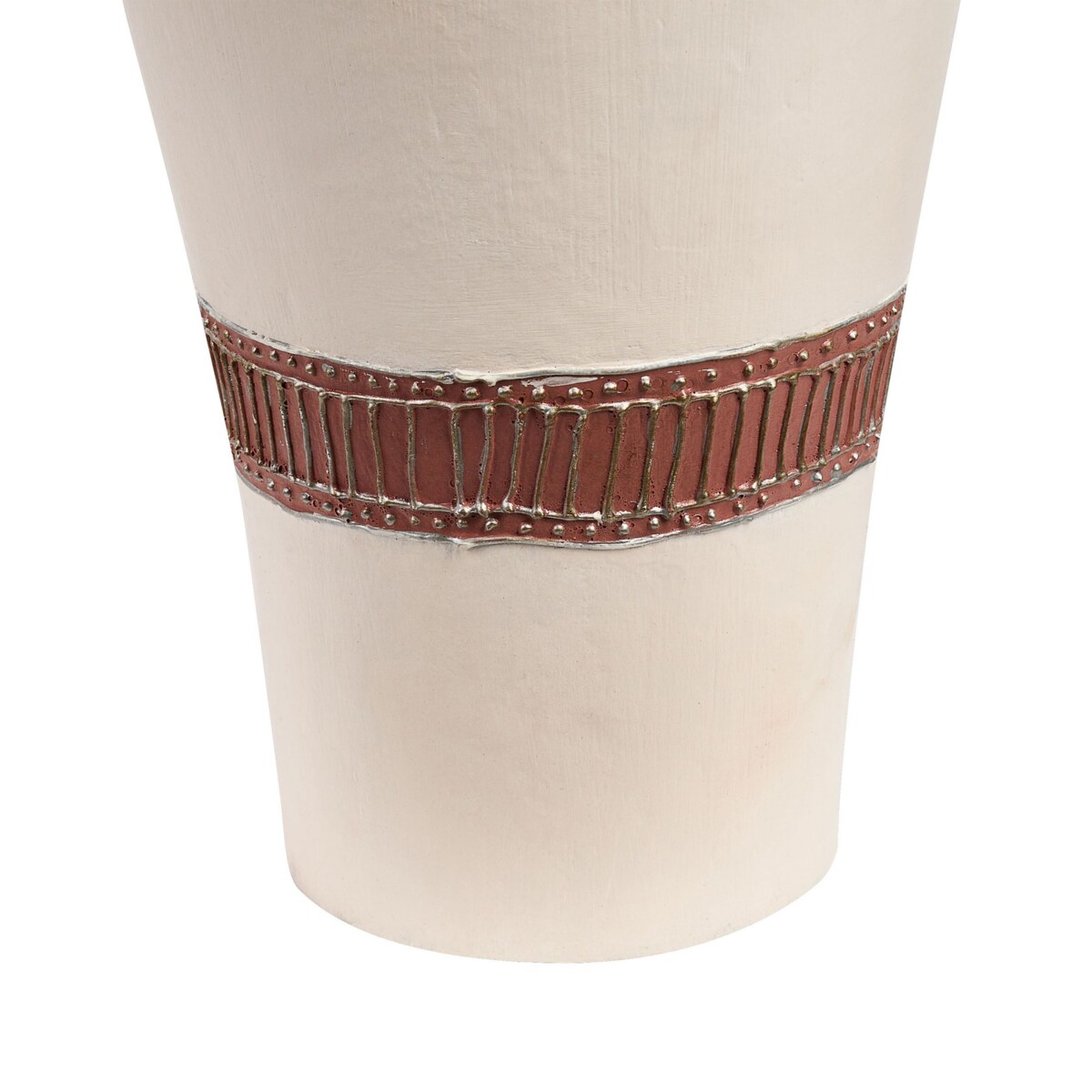 Wazon dekoracyjny SEPUTIH Ceramika 60 cm Brązowy