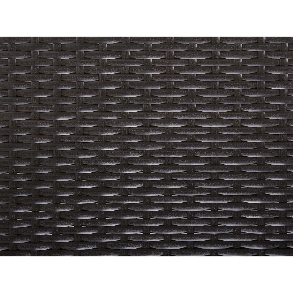 Stół ogrodowy z technorattanu 220 x 100 cm brązowy ITALY