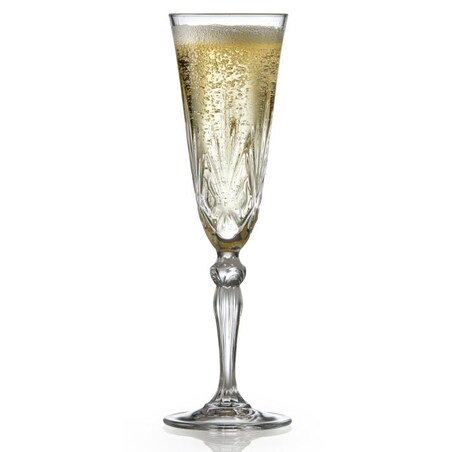 Kieliszki do szampana ze szkła kryształowego Melodia 160 ml 4 sztuki 916096