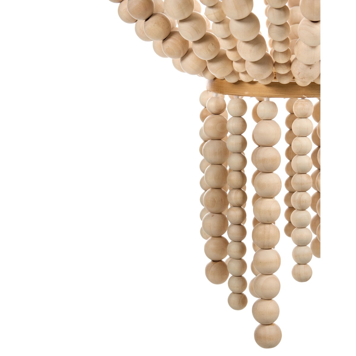 Żyrandol PUSWELI Drewno Jasnobrązowy