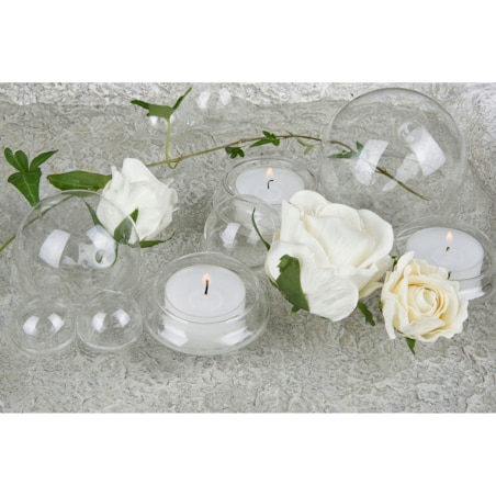 2 szt. DEKORACJA PŁYWAJĄCA kula szklana śr. 7.5cm