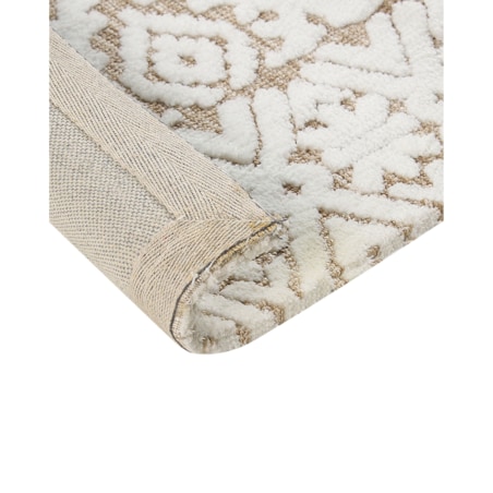Dywan 300 x 400 cm złamana biel z beżowym GOGAI