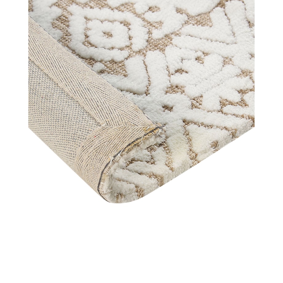 Dywan 300 x 400 cm złamana biel z beżowym GOGAI