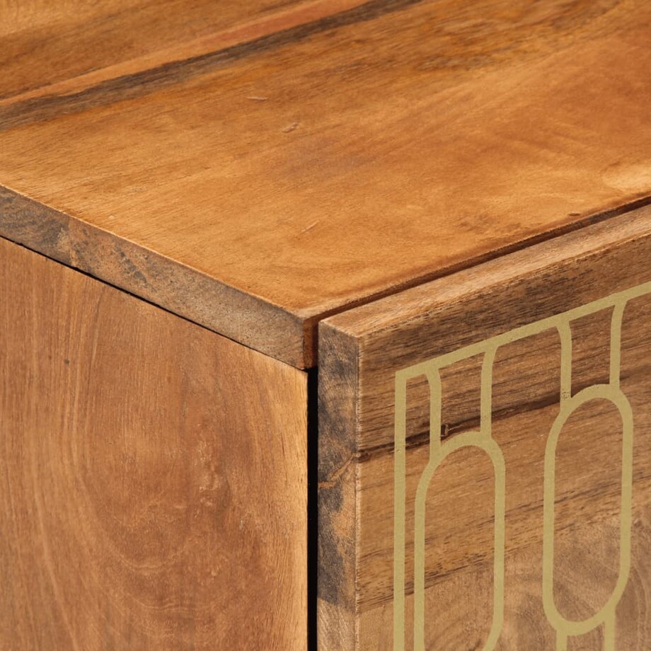 vidaXL Szafka nocna, 50x33x60 cm, lite drewno mango