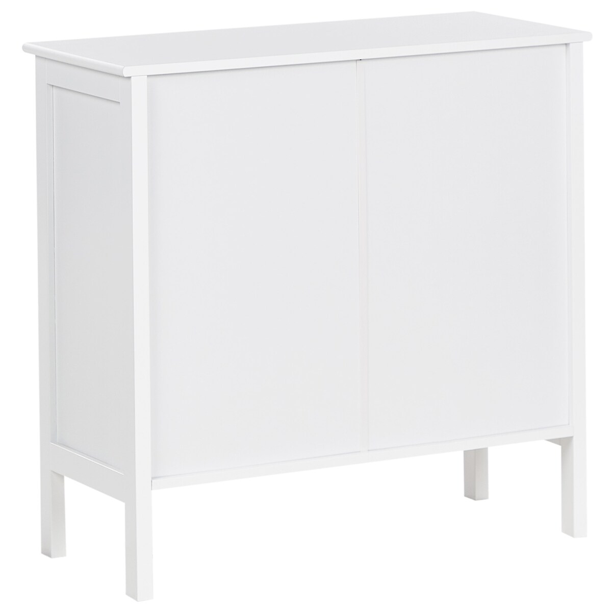Szafka ze szklanymi drzwiami MIRAM 80 cm Biały